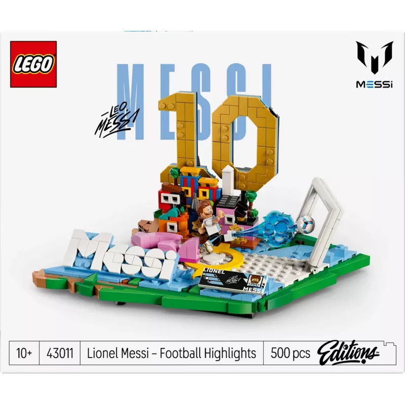 LEGO Editions Sports 43011 Lionel Messi — Momentos de fútbol