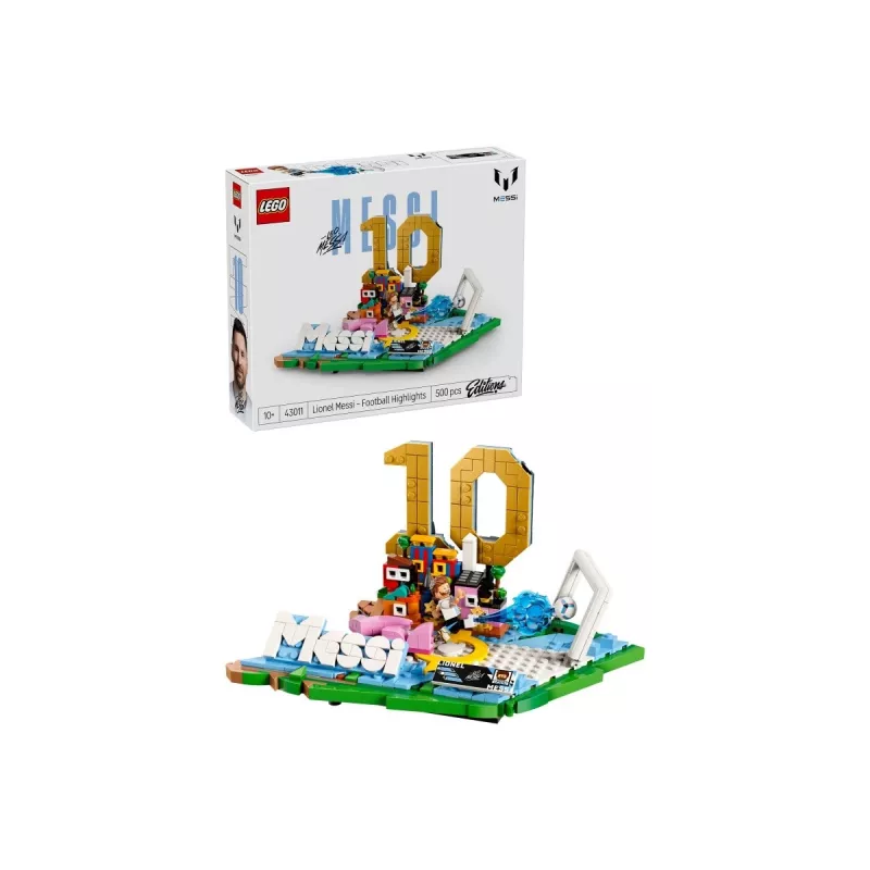 LEGO Editions Sports 43011 Lionel Messi — Momentos de fútbol