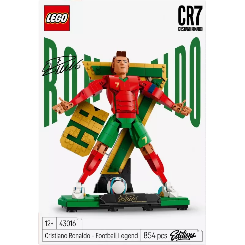 LEGO Editions Sports 43016 Cristiano Ronaldo — Leyenda del fútbol