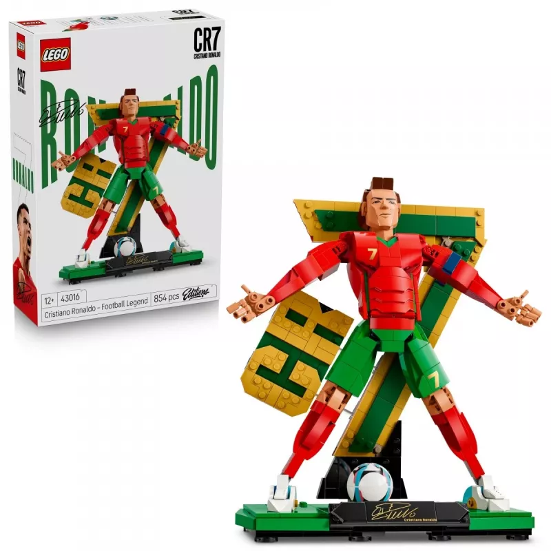 LEGO Editions Sports 43016 Cristiano Ronaldo — Leyenda del fútbol