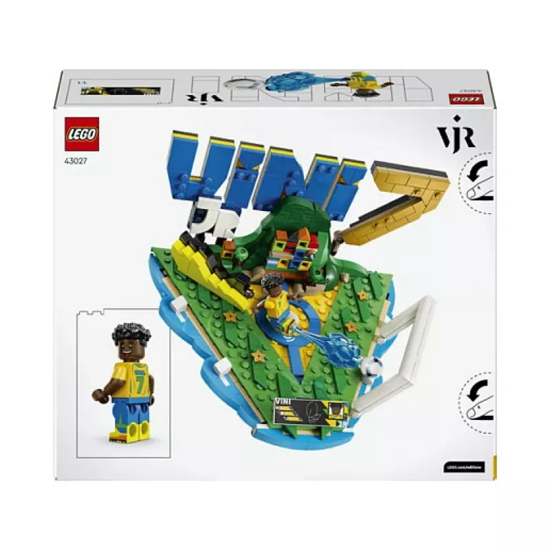 LEGO Editions 43027 Vini Jr. – momentos de fútbol