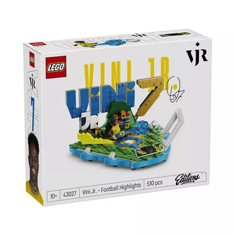 LEGO Editions 43027 Vini Jr. – momentos de fútbol