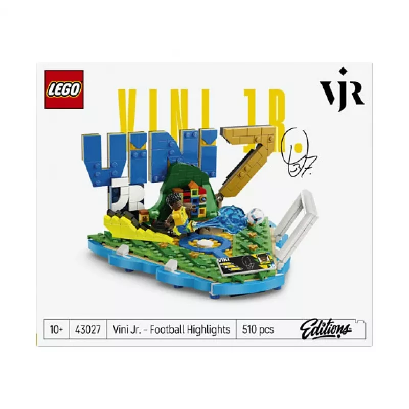 LEGO Editions 43027 Vini Jr. – momentos de fútbol