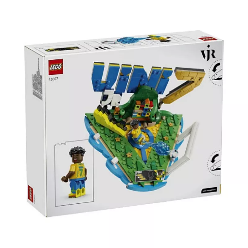 LEGO Editions 43027 Vini Jr. – momentos de fútbol