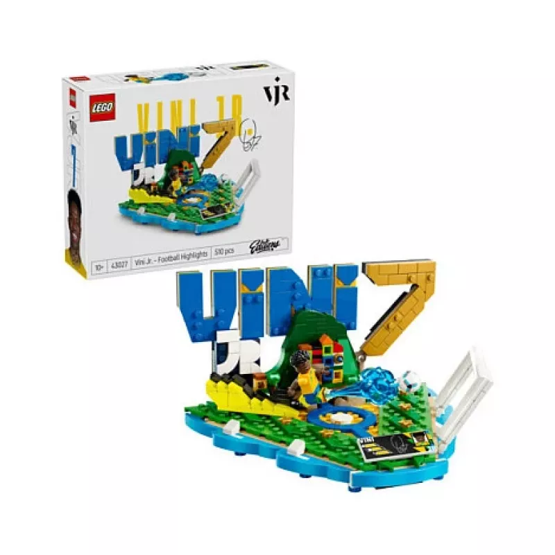 LEGO Editions 43027 Vini Jr. – momentos de fútbol
