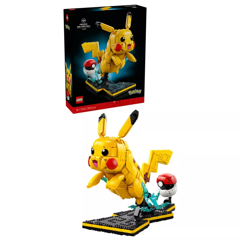 72152 Pokémon Pikachu y Pokéball
