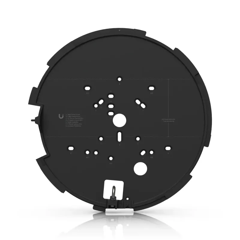 Cámara de vigilancia IP UBIQUITI AI Multi Sensor 4 – Domo, montaje en techo, 3840×2160, campo de visión 360°, cableada, negra