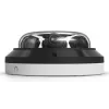 Cámara de vigilancia IP tipo domo UBIQUITI AI Multi Sensor 4 — 3840×2160, campo de visión 360°, zoom óptico 2,33×, montaje en techo, cableada (blanca/negra)