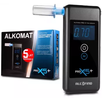 Alcoholímetro Pro x-5+ 5 años de garantía