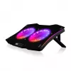 Base refrigeradora Modecom MC-CF18 RGB 45,7 cm 2 ventiladores Negra