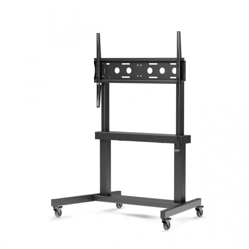 Soporte de suelo para TV EDBAK MTR200 con ajuste eléctrico de altura, soporte móvil para pantallas