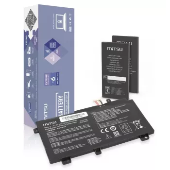 Batería MITSU B31N1726 para ASUS FX504 FX505 FX80G 3900mAh 44Wh 11,4V