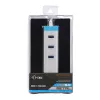 i-tec USB 3.0 HUB de carga metálico, 4 puertos, con adaptador de corriente