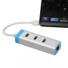 i-tec USB 3.0 HUB de carga metálico, 4 puertos, con adaptador de corriente
