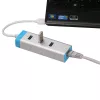 i-tec USB 3.0 HUB de carga metálico, 4 puertos, con adaptador de corriente