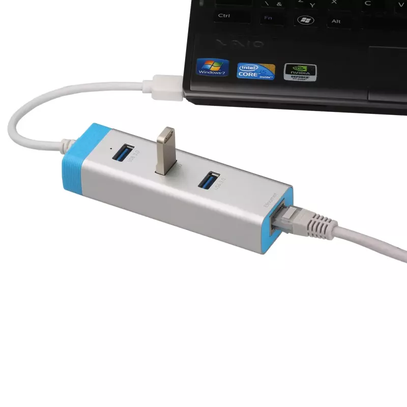 i-tec USB 3.0 HUB de carga metálico, 4 puertos, con adaptador de corriente