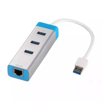 i-tec USB 3.0 HUB de carga metálico, 4 puertos, con adaptador de corriente
