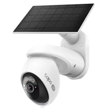 TP-Link Tapo Kit de cámara de seguridad giratoria/inclinable con alimentación solar