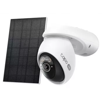 TP-Link Tapo Kit de cámara de seguridad giratoria/inclinable con alimentación solar