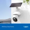 TP-Link Tapo Kit de cámara de seguridad giratoria/inclinable con alimentación solar