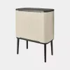 Brabantia Bo Touch Bin 34 L 2 cubos Beige Ancho 540 mm Profundidad 312 mm Altura 680 mm