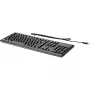 Teclado USB HP para PC tamaño completo con cable USB negro QY776AA#ABE