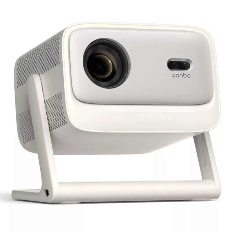 Xiaomi Wanbo Vali 1 Pro, beige, 900 lúmenes ANSI, Google TV, FullHD, gimbal 200°