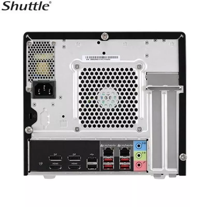 Barebone Shuttle PCB-SB860R811 SB860R8 XPC Cube, S-1851, Intel B860, 4x DDR5, Xe Graphics, 500 W, negro