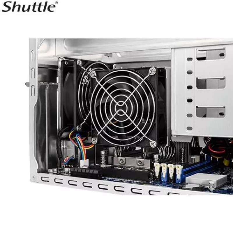 Barebone Shuttle PCB-SB860R811 SB860R8 XPC Cube, S-1851, Intel B860, 4x DDR5, Xe Graphics, 500 W, negro