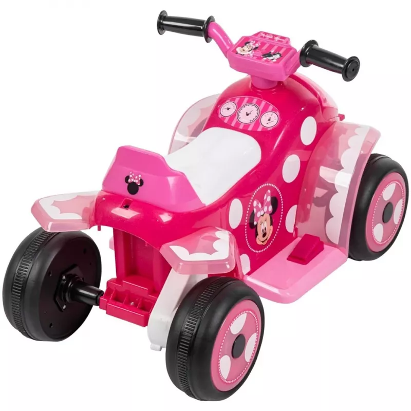 Quad infantil eléctrico para montar HUFFY Minnie Mouse modelo 19073W, ATV infantil a batería