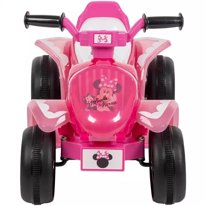 Quad infantil eléctrico para montar HUFFY Minnie Mouse modelo 19073W, ATV infantil a batería