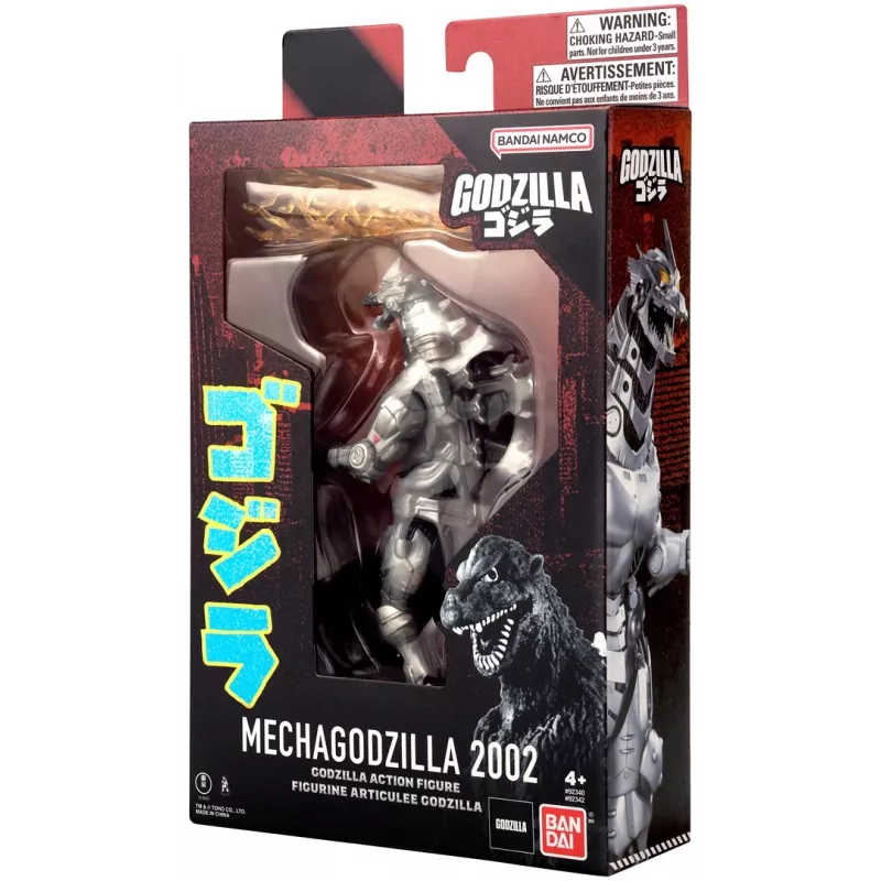 Figura de acción Bandai Mecha Godzilla 2002 — Figura articulada coleccionable, modelo 92342