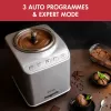 Máquina de helados con compresor Magimix Gelato Expert, 2 L, 180 W, acero inoxidable