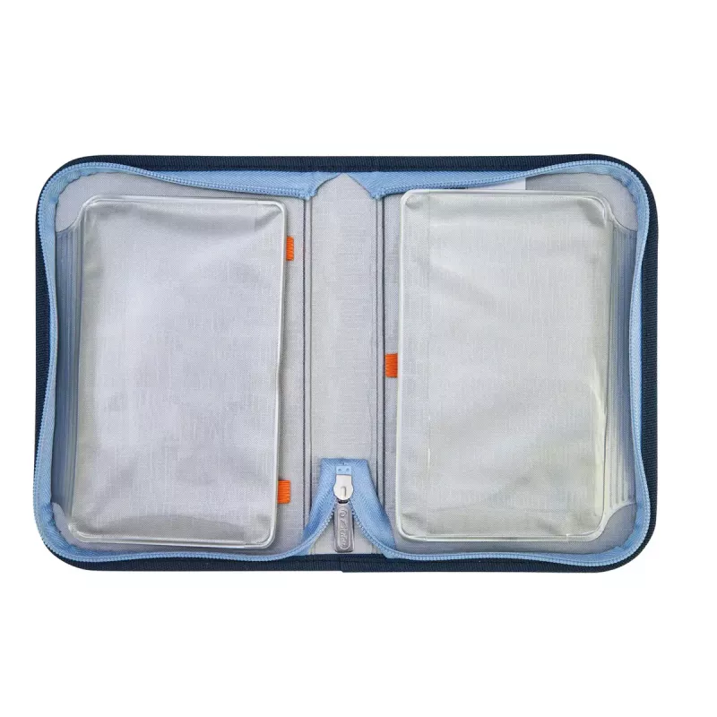 Set de mochila escolar HERLITZ Loop Plus TechMech para niños — poliéster, compuesto por mochila escolar, bolsa de deporte, estuche y plumier
