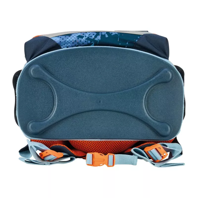 Set de mochila escolar HERLITZ Loop Plus TechMech para niños — poliéster, compuesto por mochila escolar, bolsa de deporte, estuche y plumier