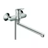 Mezclador de bañera monomando Hansgrohe Logis con caño largo 71402000