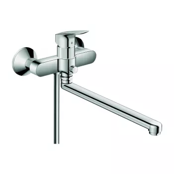 Mezclador de bañera monomando Hansgrohe Logis con caño largo 71402000