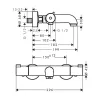 HANSGROHE Ecostat termostato de bañera 1001 CL