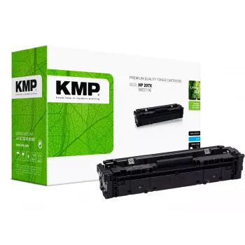 Tóner KMP HP 207X cian 2450 páginas remanufacturado