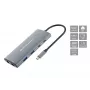 CONCEPTRONIC Dock 10 en 1 USB-C->HDMI/2xUSB-C/3xUSB-A/+ 20cm gr