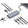 CONCEPTRONIC Dock 10 en 1 USB-C->HDMI/2xUSB-C/3xUSB-A/+ 20cm gr