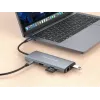 CONCEPTRONIC Dock 10 en 1 USB-C->HDMI/2xUSB-C/3xUSB-A/+ 20cm gr