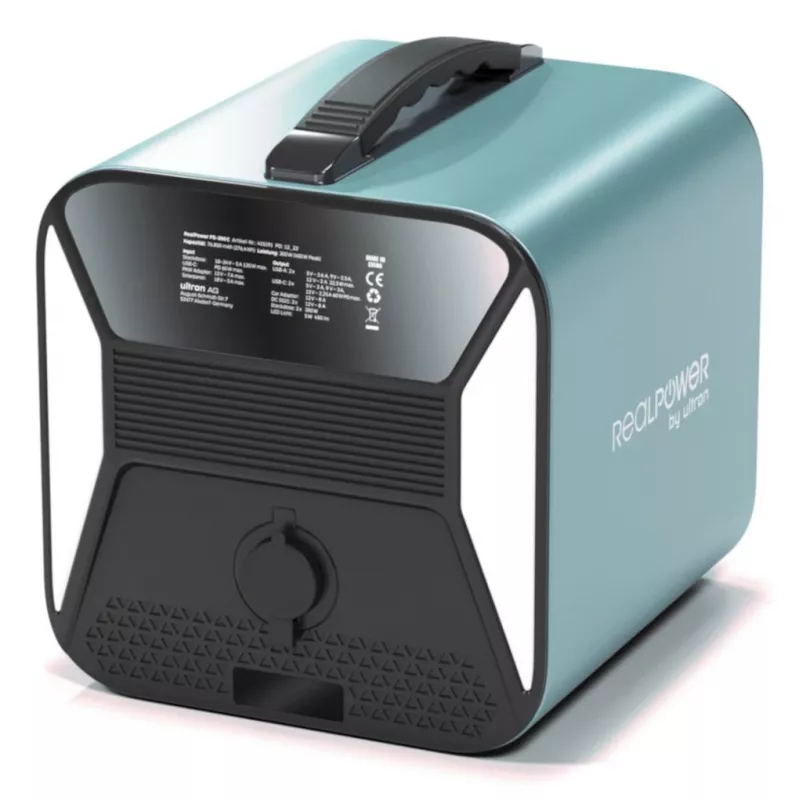 Estación de energía portátil RealPower PS-300C 76800 mAh