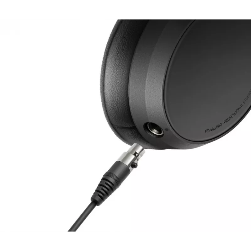 Auriculares de estudio profesionales abiertos Sennheiser HD 480 PRO PLUS con estuche y accesorios incluidos