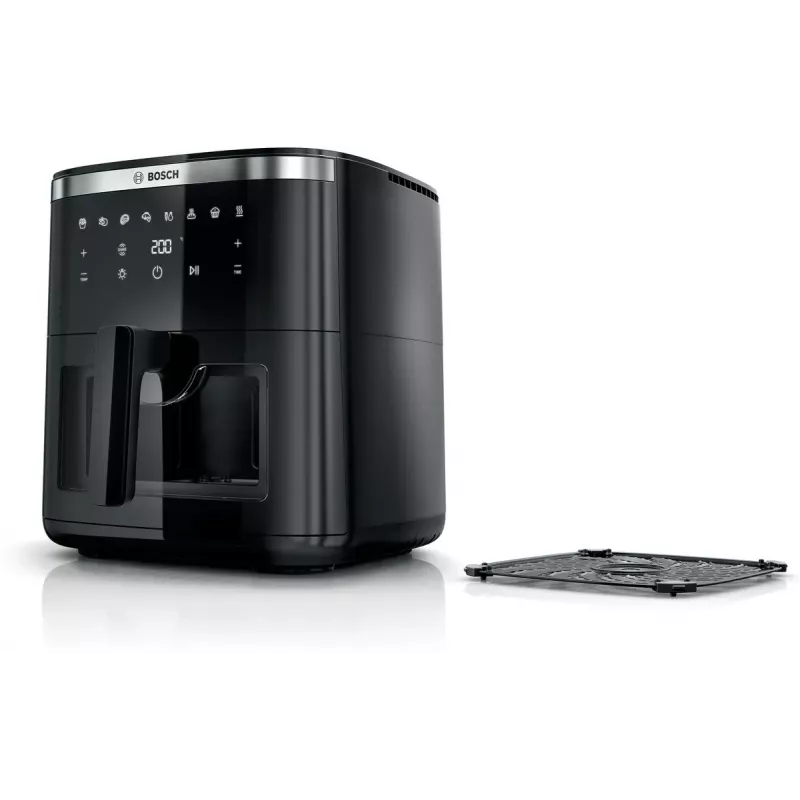 Freidora de aire Bosch Serie 6 MAFS2671B aparato individual 7,2 L de pie 1800 W freidora de aire negra