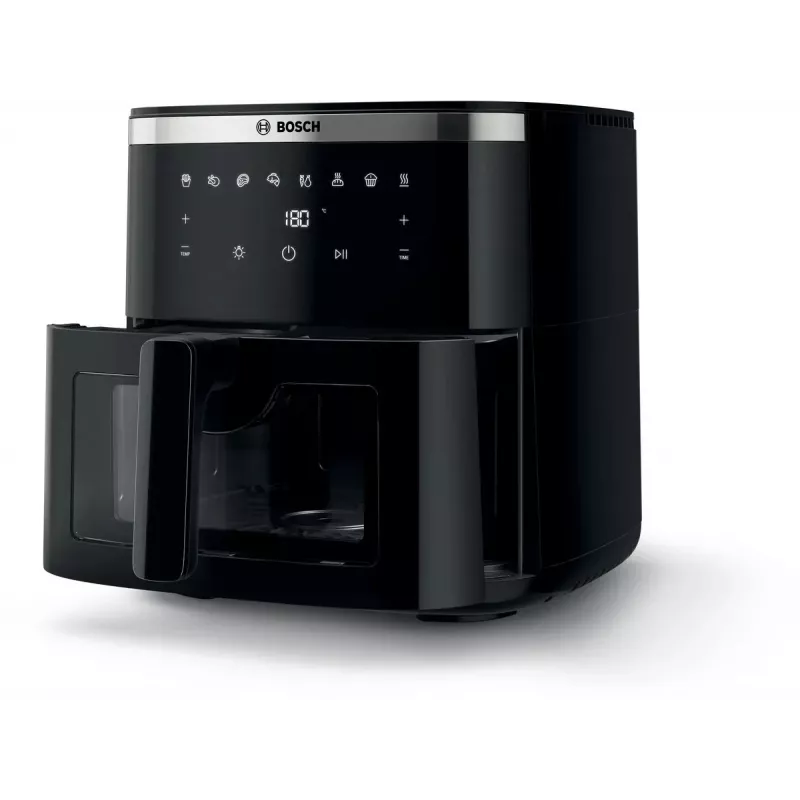 Freidora de aire Bosch Serie 6 MAFS2671B aparato individual 7,2 L de pie 1800 W freidora de aire negra