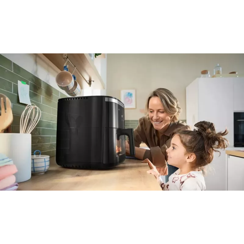 Freidora de aire Bosch Serie 6 MAFS2671B aparato individual 7,2 L de pie 1800 W freidora de aire negra