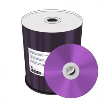 MediaRange DVD+R 8,5 GB 100 uds. 8x blanco imprimible en toda la superficie cakebox