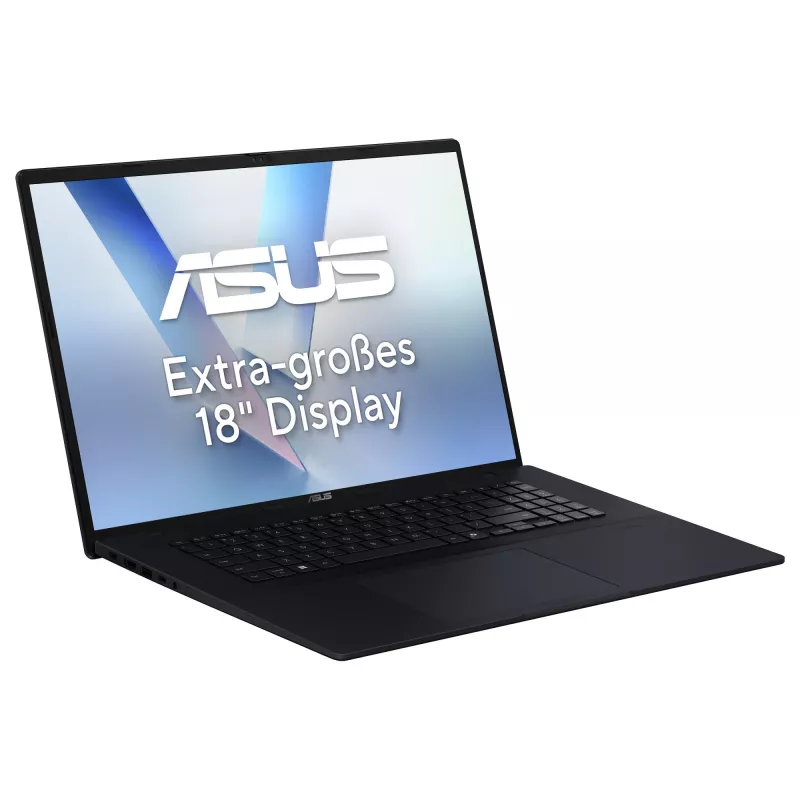 Portátil ASUS Vivobook 18 M1807GA-S8085W, AMD Ryzen AI 7 445, 18 inch WUXGA, 32GB DDR5, 1TB SSD, Windows 11 Home, teclado QWERTZ alemán