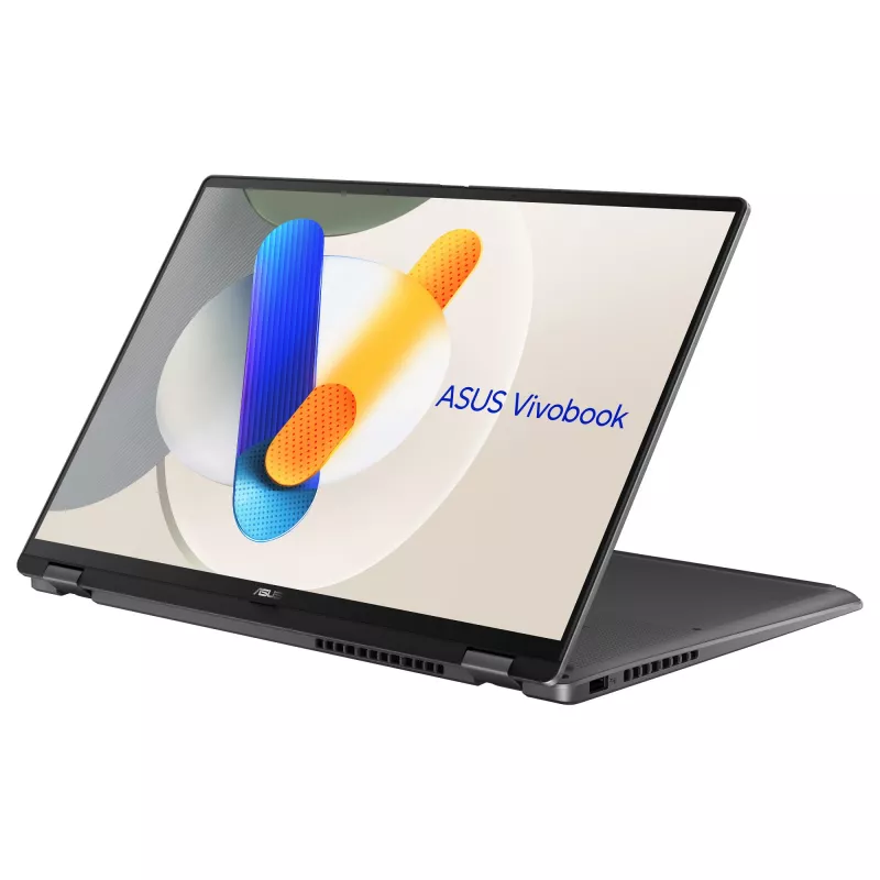 Portátil 2 en 1 ASUS Vivobook 16 Flip TP3607SA-SI155W, Intel Core Ultra 7 256V, 16 inch WUXGA táctil, 16 GB RAM, 1 TB SSD, Windows 11 Home, Gris